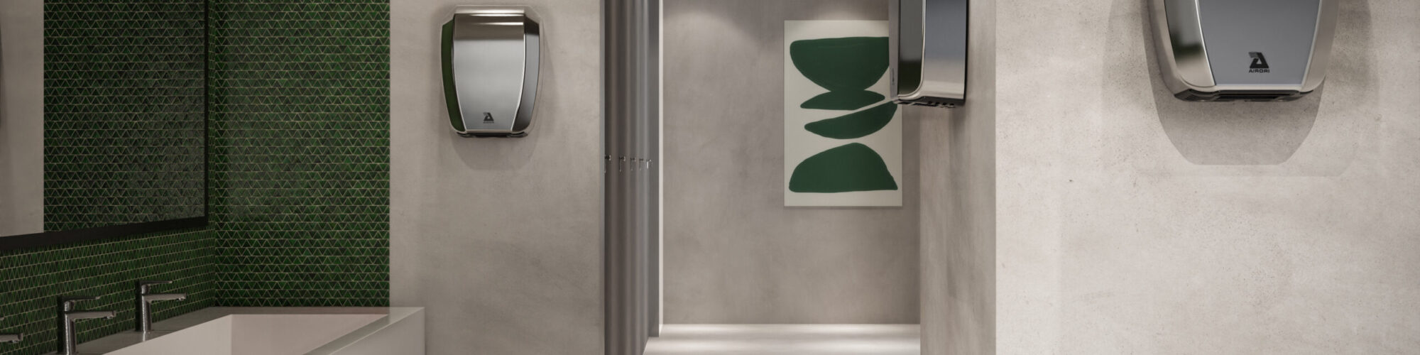 CompactDRI - grey washroom