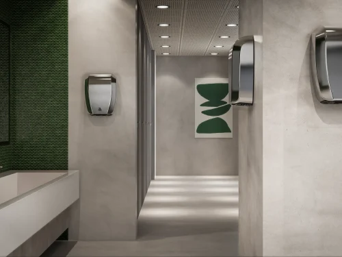 CompactDRI - grey washroom