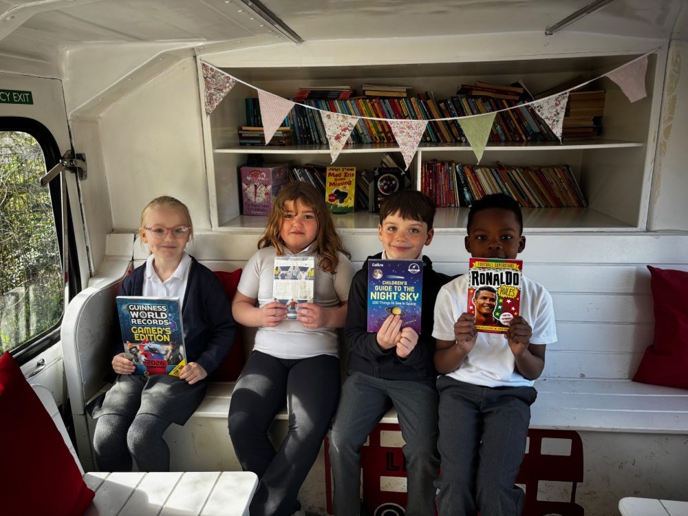 children on school bus